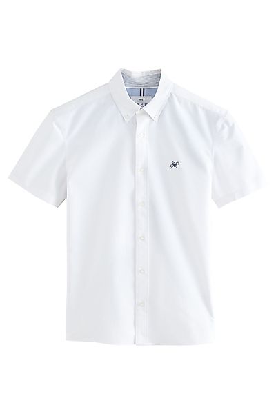 Next Kurzarmhemd Slim Fit Oxford-Kurzarmhemd au günstig online kaufen