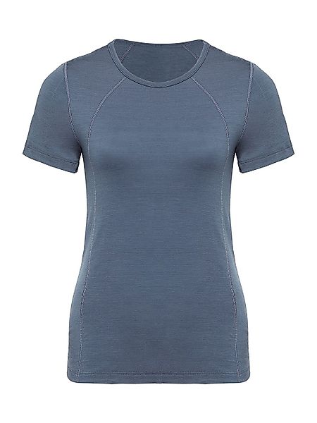 COMAZO Funktionsshirt aus Merinowolle Rundhalsausschnitt günstig online kaufen