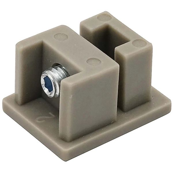 Mydeco Endkappe smart 1-Lauf   ¦ silber ¦ Kunststoff ¦ Maße (cm): B: 1,8 H: günstig online kaufen