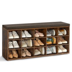 VASAGLE Schuhbank Sitzbank, Schuhregal mit Sitzfläche, günstig online kaufen