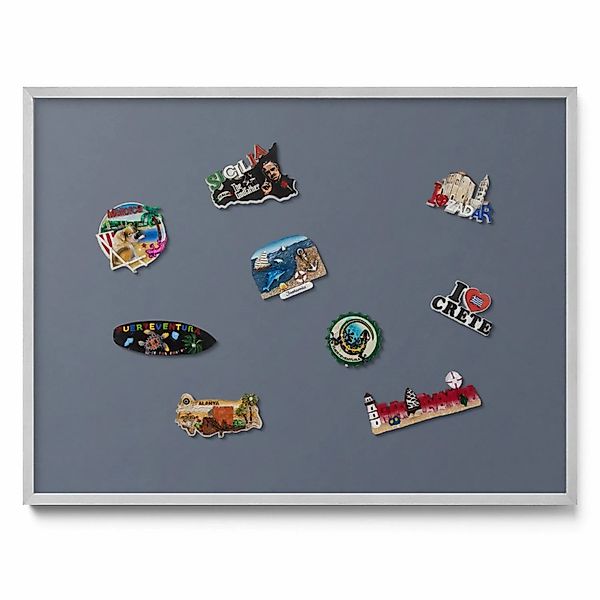 Tulup Magnettafel Magnetpinnwand Metall für Urlaubsmagnete Kühle Graue Farb günstig online kaufen