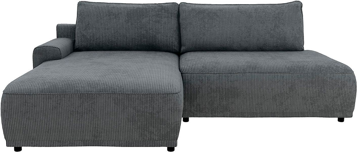 TRENDMANUFAKTUR Ecksofa "Fordon II, Schlafsofa mit Bettkasten, Couch in L-F günstig online kaufen