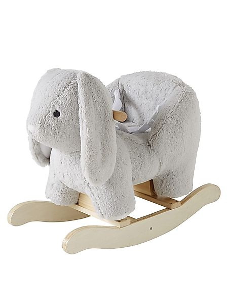 vertbaudet Schaukeltier Schaukel-Hase mit Holzgestell FSC® günstig online kaufen