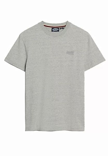 Superdry T-Shirt Superdry Herren T-Shirt ESSENTIAL LOGO EMB TEE Grey Fleck günstig online kaufen