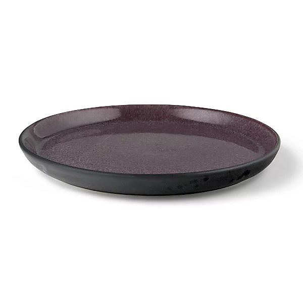 Bitz Black Frühstücksteller black / lilac 21 cm (lila) günstig online kaufen
