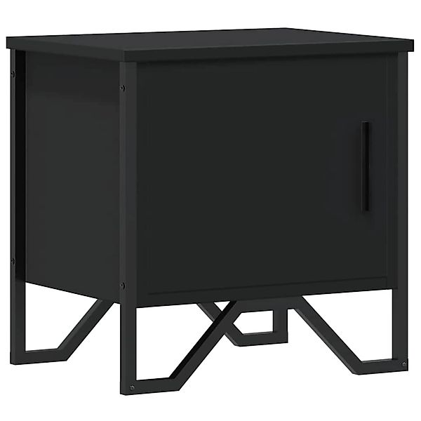 vidaXL Nachttisch Schwarz 40x30x40 cm Holzwerkstoff 848514 günstig online kaufen