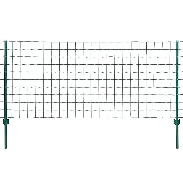 vidaXL Metallzaun Stahl 20 x 0,8 m Grün 142814 günstig online kaufen