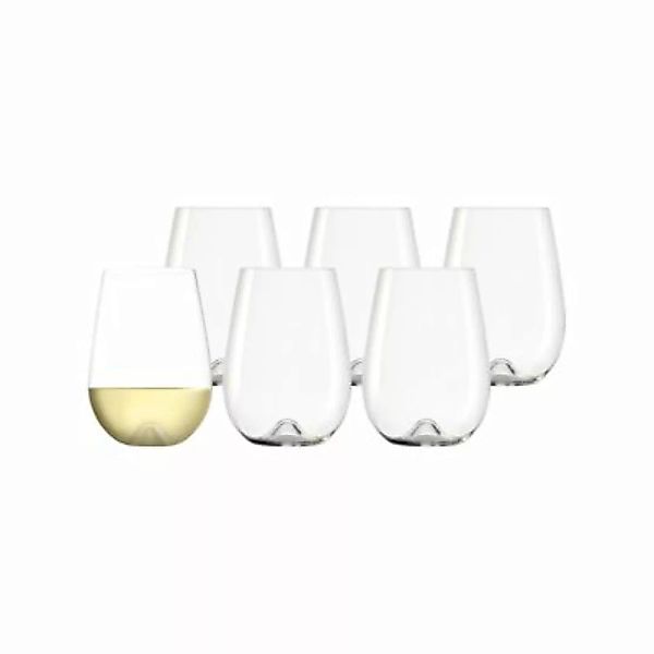VULCANO Weinbecher 475 ml 6er Set Weißweingläser transparent günstig online kaufen