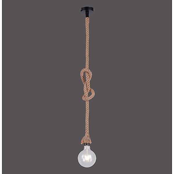 JUST LIGHT Pendelleuchte ROPE, ohne Leuchtmittel, Hängeleuchte, Hängelampe günstig online kaufen
