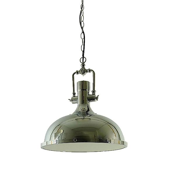 Dapo Decken Pendelleuchte Colin 38cm Chrom Metall Glas E27 IP20 günstig online kaufen