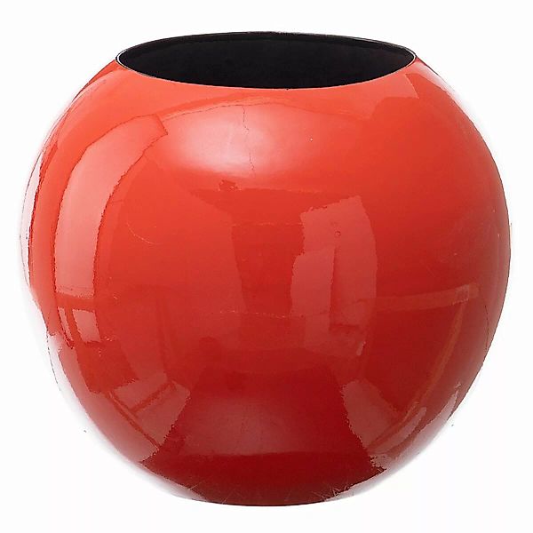 Vase 27 X 27 X 23 Cm Aus Keramik Orange günstig online kaufen