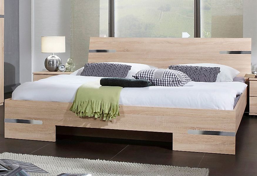 Wimex Futonbett »Anna, Bett Made in Germany«, mit chromfarbenen Details im günstig online kaufen