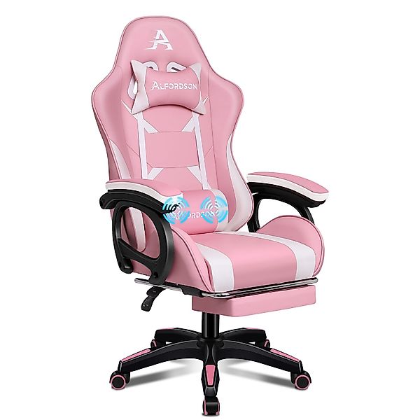 ALFORDSON Gaming-Stuhl mit Massage-Lendenkissen, X-Large, 5 günstig online kaufen