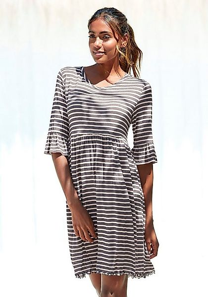 Vivance Dreams Nachthemd mit Streifen und Volants günstig online kaufen