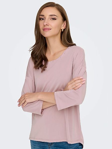 ONLY 3/4-Arm-Shirt "ONLHANNAH 3/4 TOP JRS" günstig online kaufen