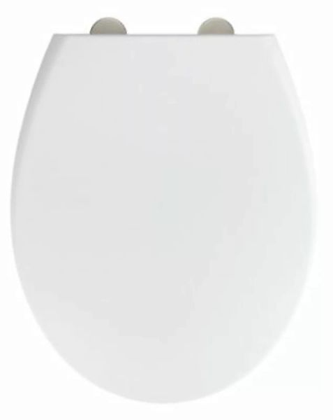 WENKO Premium WC-Sitz Ikaria Weiß matt, aus antibakteriellem Duroplast, mit günstig online kaufen
