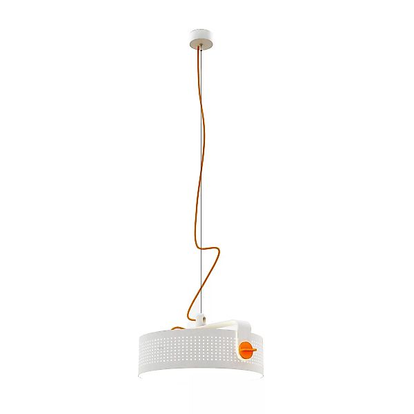 Martinelli Luce - Modena LED Pendelleuchte - weiß/orange/lackiert/H x Ø 16x günstig online kaufen