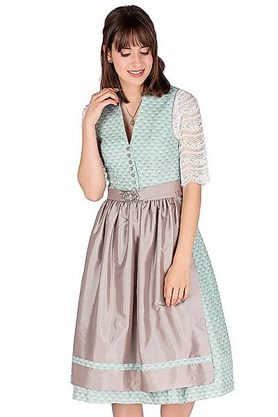 Alpenwahnsinn Dirndl Midi Dirndl 2tlg. - LEYLA - zartmint/helltaupe günstig online kaufen