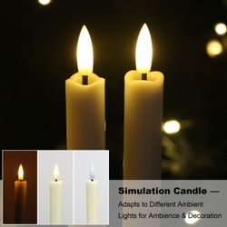 kisidus LED-Kerze LED Stabkerzen mit Fernbedienung günstig online kaufen