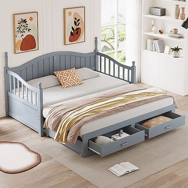 MODFU Schlafsofa Multifunktionales Zwei-in-Eins-Tagesbett, Ausziehbares Sch günstig online kaufen