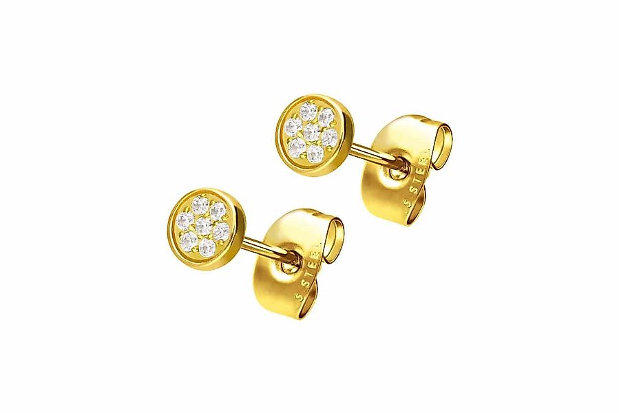 FILANGO Paar Ohrstecker Chirurgenstahl Ohrstecker DISC günstig online kaufen