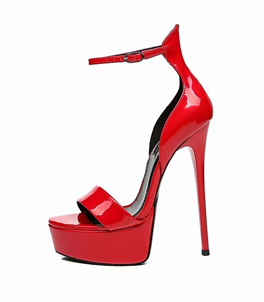 Giaro Plateau Sandalette MINA Rot lack (Schuhgröße: EUR 43) günstig online kaufen