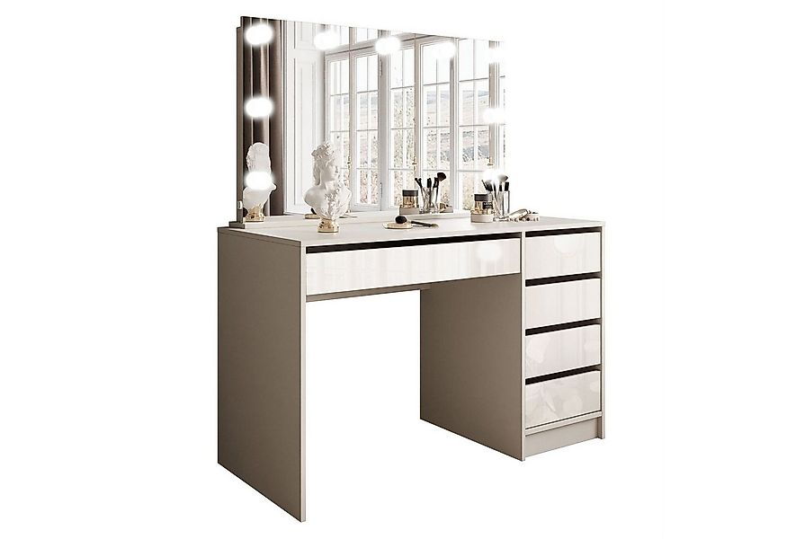 Lookway Schminktisch MADA ELITE KASCHMIR mit Spiegel und LED Beleuchtung (1 günstig online kaufen