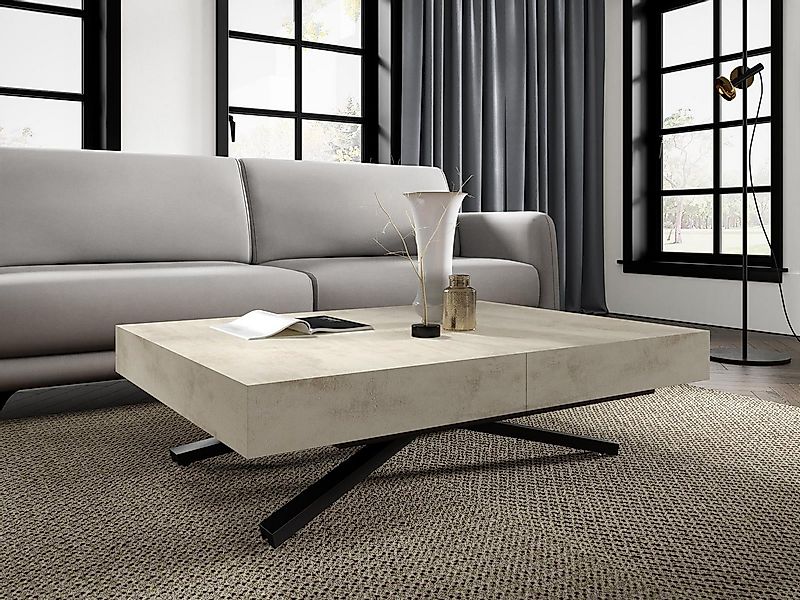 Compleo Couchtisch ausziehbar und höhenverstellbar, Elegant, funktionale Lö günstig online kaufen