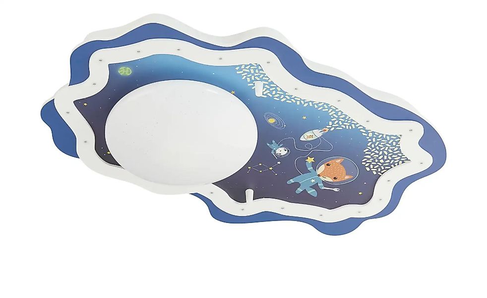 LED-Deckenleuchte   ¦ blau ¦ Maße (cm): B: 75 H: 8 T: 50.0 Lampen & Leuchte günstig online kaufen