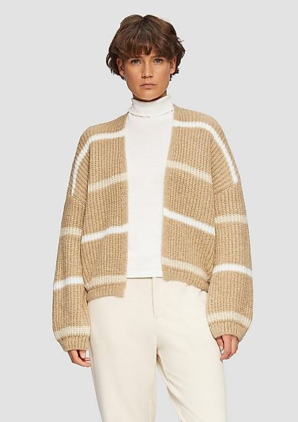 s.Oliver Cardigan Strickjacke Kurzer Cardigan mit überschnittenen Schultern günstig online kaufen