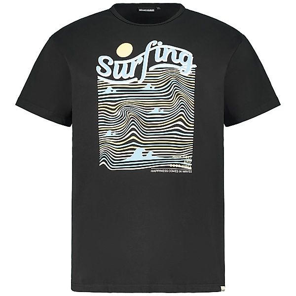 North T-Shirt mit Motiv-Print Farbe schwarz Größe: 5XL günstig online kaufen