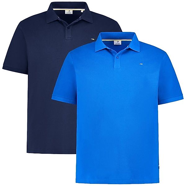 Pfundskerl Doppelpack Poloshirt mit Polokragen Farbe dunkelblau/royalblau G günstig online kaufen