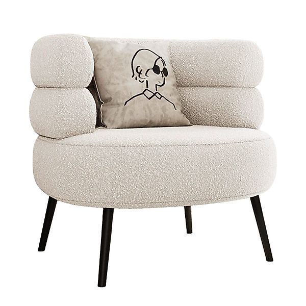 TWSOUL Relaxsessel Sessel gepolstert Sitzkissen, Bouclé-Stoff, günstig online kaufen