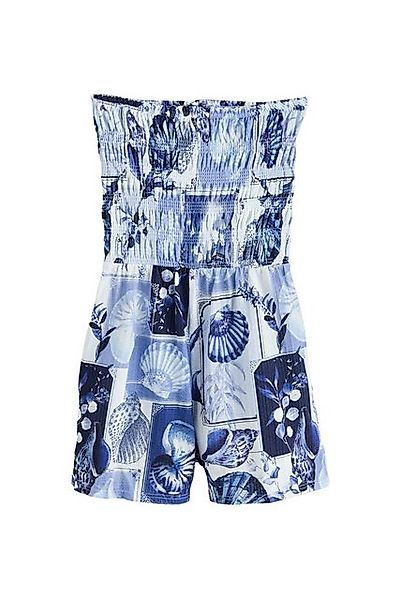 Next Playsuit Trägerloser Overall 100 % Baumwolle – Kurzgröße (1-tlg) günstig online kaufen