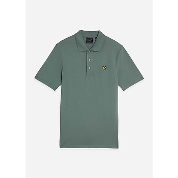 Lyle & Scott  T-Shirts & Poloshirts Plain polo shirt - green mercurial günstig online kaufen