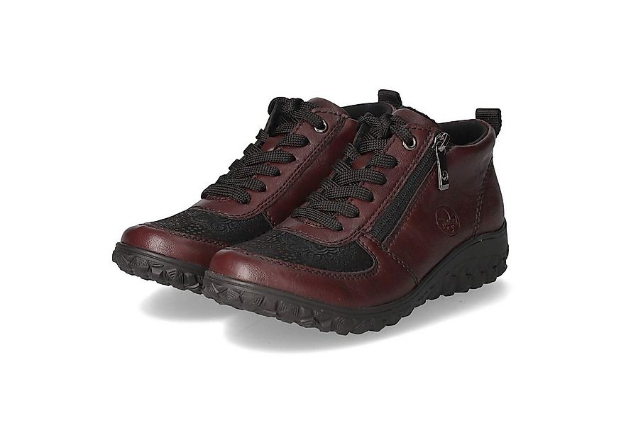 Rieker Rieker 59541-30 Damen Textil & Synthetik rot Schnürstiefel günstig online kaufen