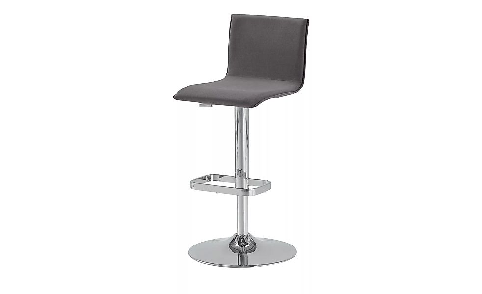 Webstoff-Barhocker - grau - 44 cm - 37 cm - Stühle > Barhocker - Möbel Kraf günstig online kaufen