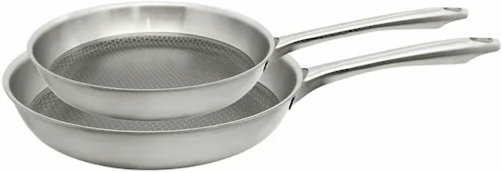 Elo Pfannen-Set »Bratpfanne Relief Passion, Set 2-teilig«, Edelstahl 18/10, günstig online kaufen