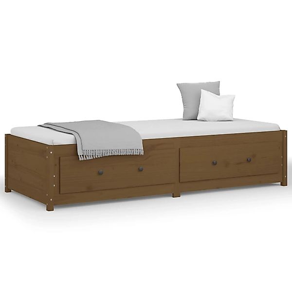 Vidaxl Tagesbett Honigbraun 90x190 Cm 3ft Single Massivholz Kiefer günstig online kaufen