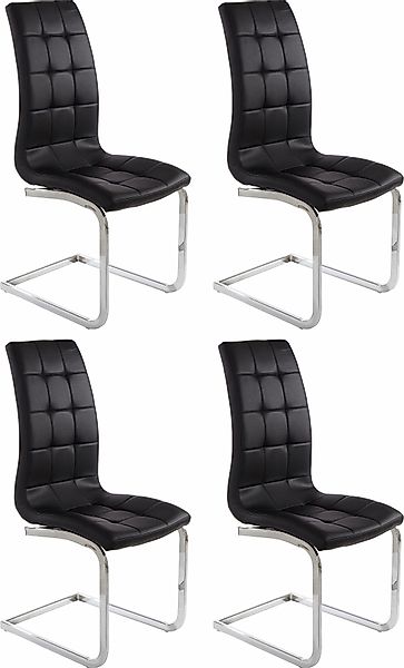 INOSIGN Freischwinger »Lola«, (Set), 4 St., Kunstleder, 2 oder 4 Stück, Bez günstig online kaufen