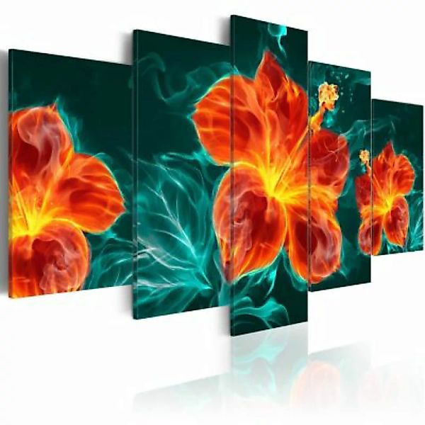 artgeist Wandbild Flaming Lily mehrfarbig Gr. 200 x 100 günstig online kaufen
