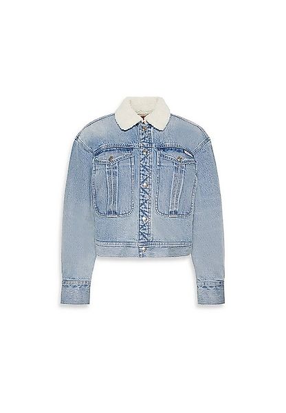 Calvin Klein Jeans Jeansjacke SHERPA WOOL DENIM JACKET Mit Rundhalsausschni günstig online kaufen