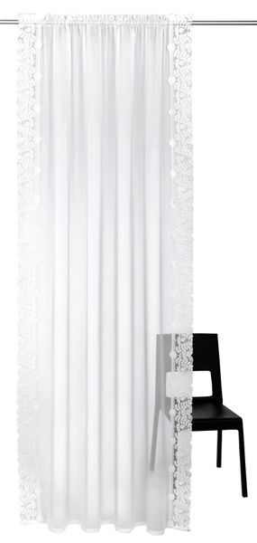 Home affaire Gardine "Lea" Stangendurchzug 1 Stk. tlg. günstig online kaufen