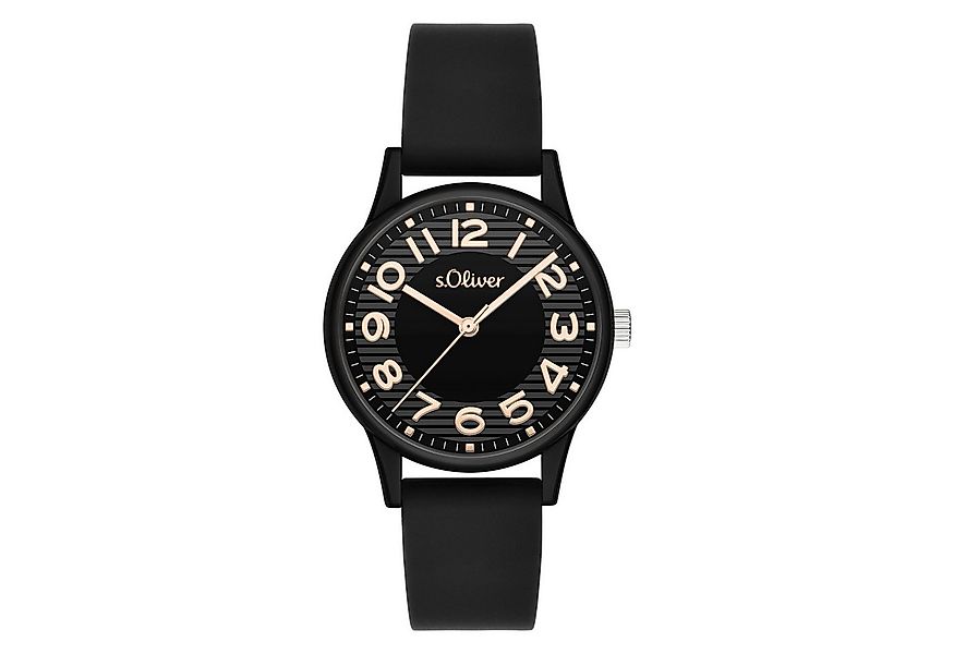 s.Oliver Quarzuhr sportlich und elegant Silikon günstig online kaufen