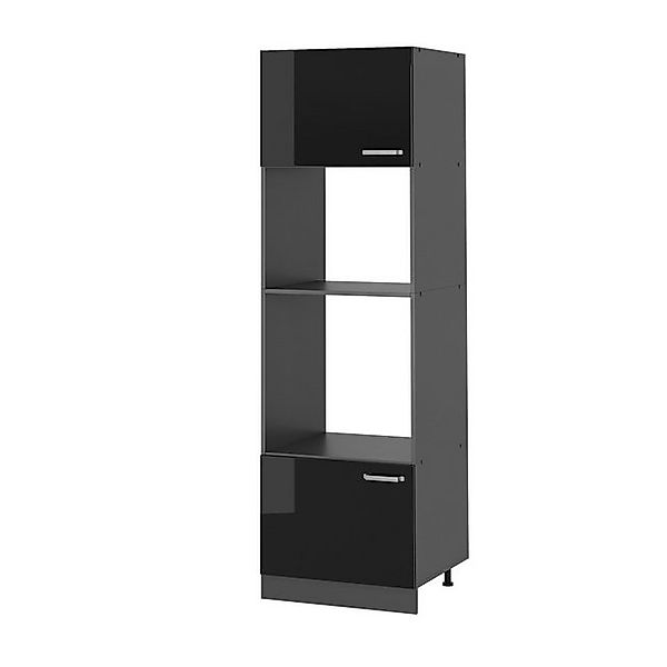 Vicco Mikrowellenschrank R-Line Küchenregal für die Mikrowelle Schwarz Hoch günstig online kaufen