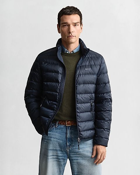 Gant Steppjacke "LIGHT DOWN JACKET" 2-Wege-Reißverschluss, Übergangsjacke, günstig online kaufen