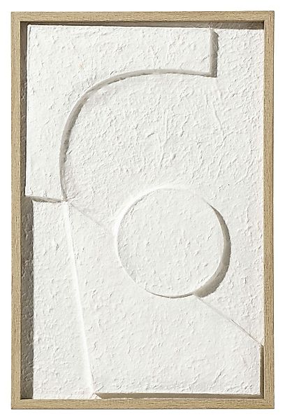 Bild Gerahmtes Bild HELINAS, Beige, B günstig online kaufen