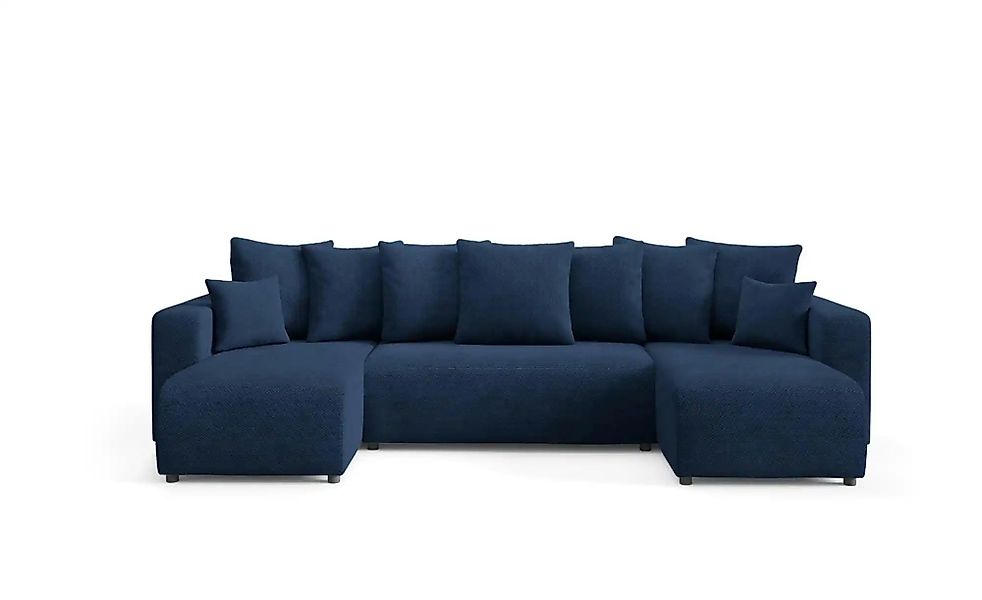 Wohnlandschaft mit Schlaffunktion Evora ¦ blau ¦ Maße (cm): B: 318 H: 88 Po günstig online kaufen