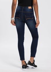 KangaROOS Slim-fit-Jeans "CROPPED HIGH WAIST SLIM FIT" schmale Passform, Rö günstig online kaufen
