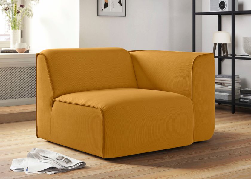 RAUM.ID Sessel "Sofa-Eckelement, Maße B/T/H: 109/97/46 cm" als Modul oder s günstig online kaufen